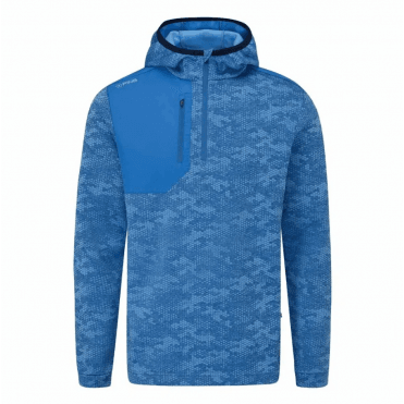 Ping Nexa Hooded 1/2 Zip Fleece - Seacrest/Tidal Blue