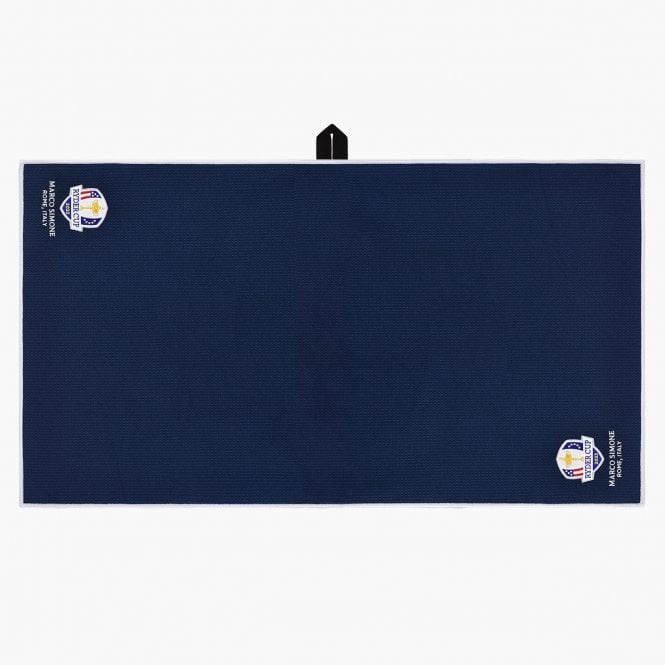 PRG Official Ryder Cup 2023 Match Aqua Lock Caddy Towel Navy