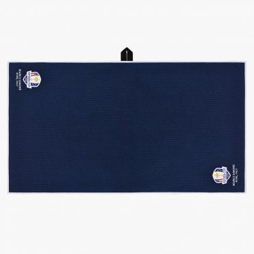Official Ryder Cup 2023 Match Aqua Lock Caddy Towel Navy