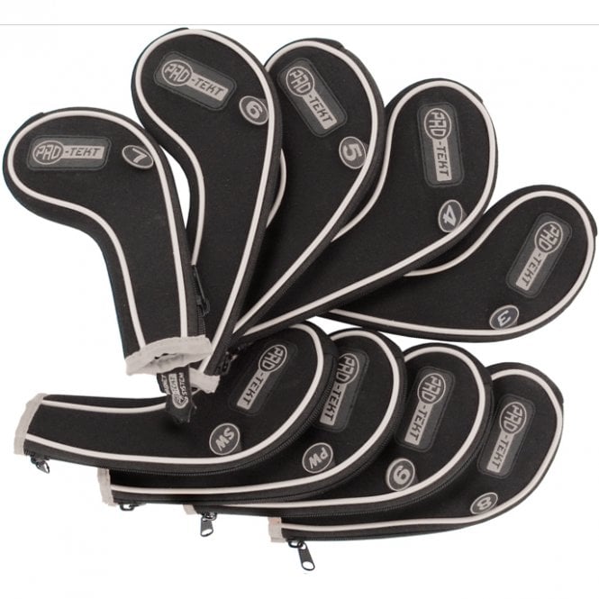 Pro Tekt  Zip Iron Headcover Ser Silver - 3-SW