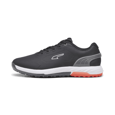 Puma Alphacat Nitro Golf Shoes Black/QUIET SHADE/Red