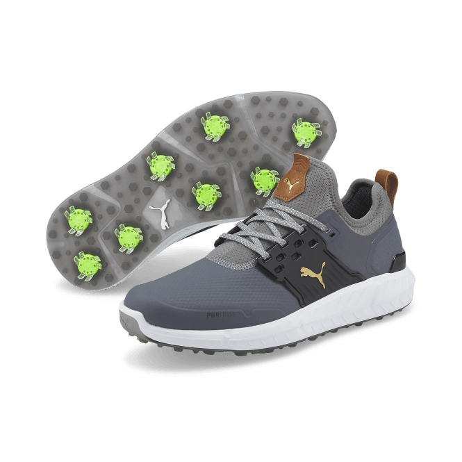 Puma  IGNITE ARTICULATE Golf Shoes - QUIET SHADE/Gold