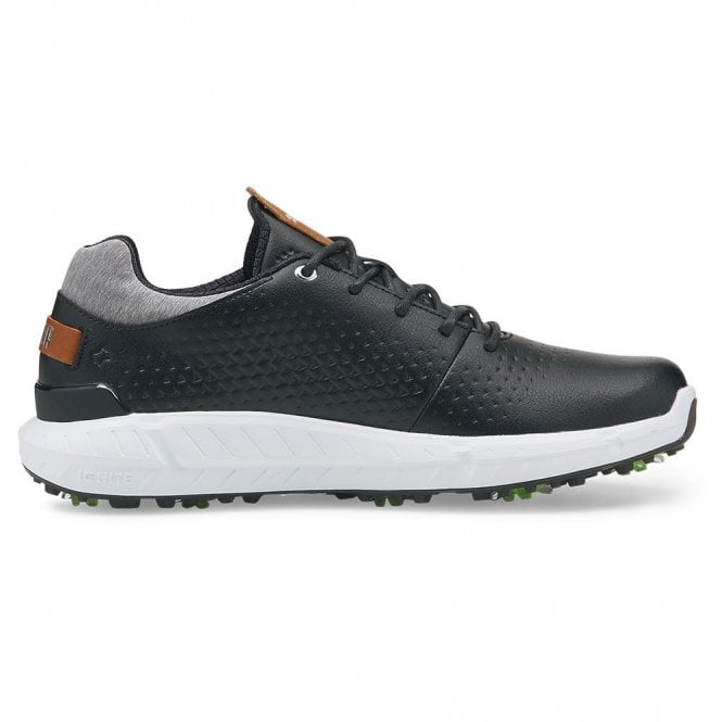 Puma  IGNITE ARTICULATE Leather Golf Shoes Black/Silver