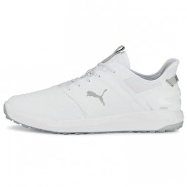 Puma Ignite Elevate Golf Shoes - White/Silver