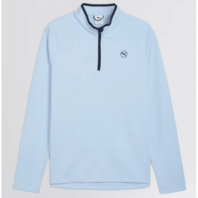 Puma  Waffle Fleece ¼ Zip - blue