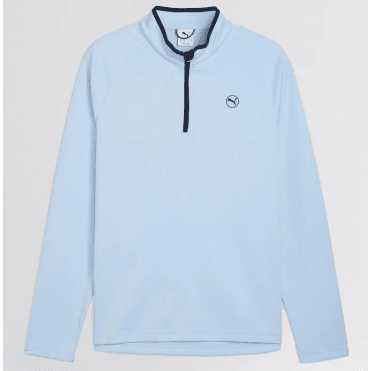 Puma Waffle Fleece ¼ Zip - blue