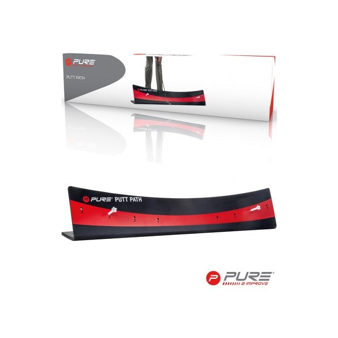 Pure2Improve Putt Path Black/Red Training Aid
