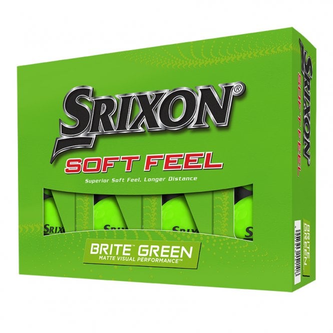 Srixon  2023 Soft Feel 13 Brite Golf Balls - Green (Dozen)
