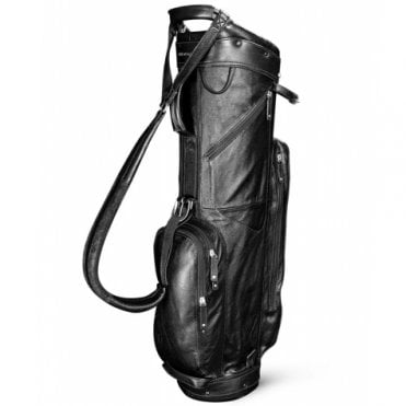 Sun Mountain Leather Cart Bag Black