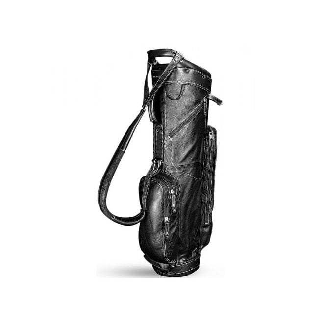 Sun Mountain  Leather Cart Bag Black/White