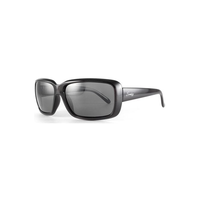 SunDog Serenity TB Sunglasses - Shiny Black/Smoke