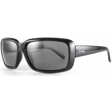 SunDog Serenity TB Sunglasses - Shiny Black/Smoke