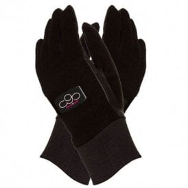 Surprize Ladies Fleece Winter Gloves - Black