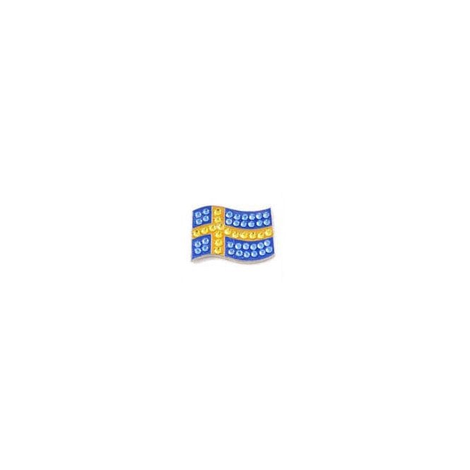 Bonjoc Swedish Flag  Crystal Ball Marker