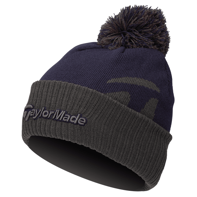 TaylorMade  Bobble Beanie Hat - Navy