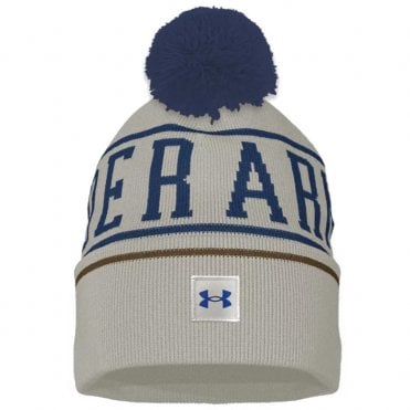 Under Armour M Halftime Pom Beanie Summit White/Tech Blue