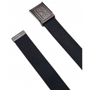 Under Armour M Stretch Webbing Belt Black/CASTLEROCK - OSFM