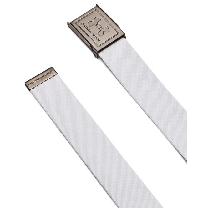 Under Armour  M Stretch Webbing Belt White/Halo Gray - OSFM