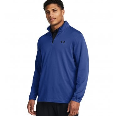Under Armour MatchPlay 1/4 Zip Tech Blue/Black