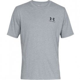 Under Armour Mens Sportstyle SS T-Shirt - STEEL