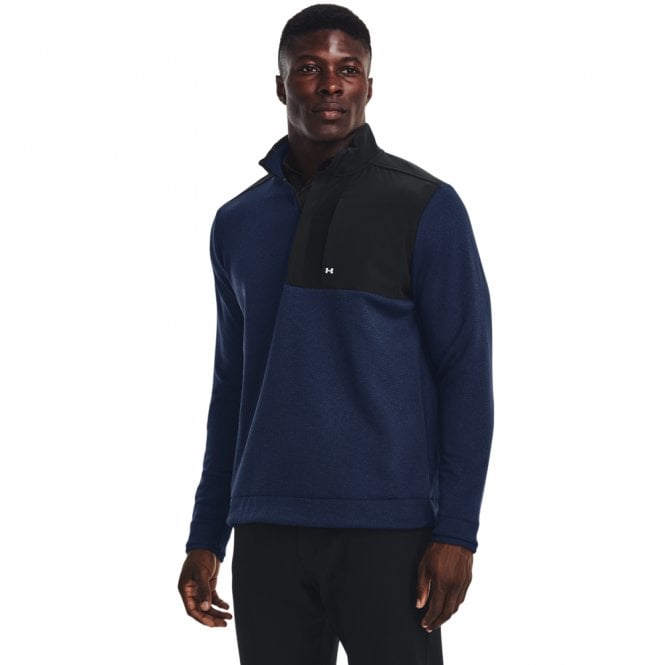 Under Armour  Mens Storm SweaterFleece  Academy/White