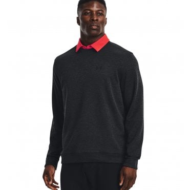 Under Armour Mens Storm SweaterFleece Crew Black/Black