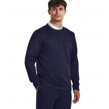 Under Armour Mens Storm SweaterFleece Crew Midnight Navy