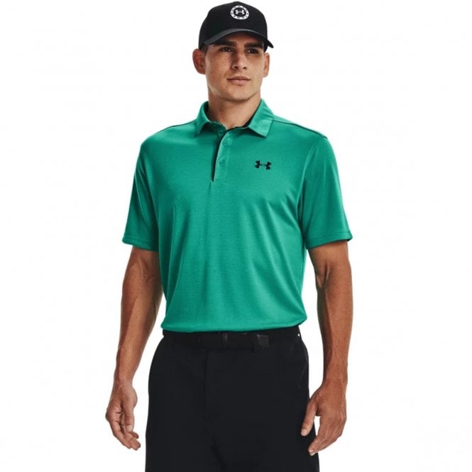 Under Armour  Mens Tech Polo Birdie Green/Black
