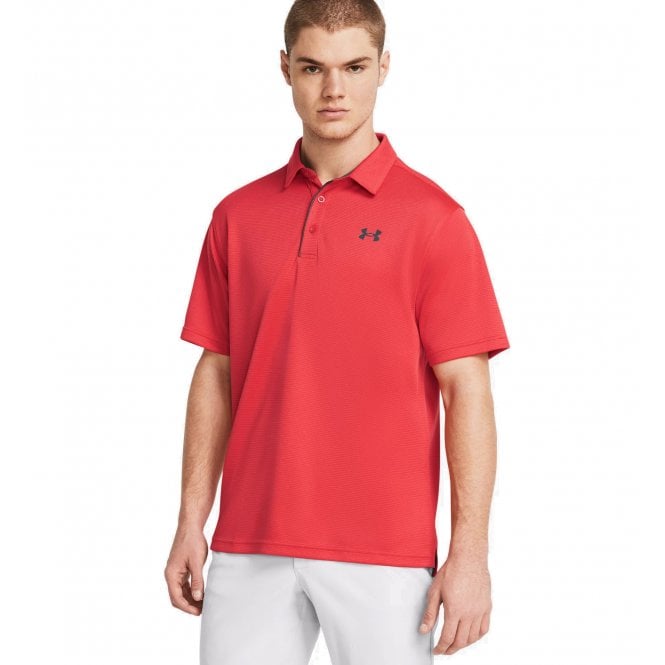 Under Armour  Mens Tech Polo Red Solstice