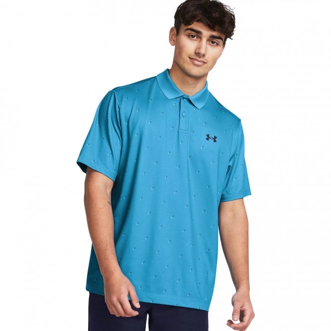 Under Armour  Perf 3.0 Printed Polo Capri/Black