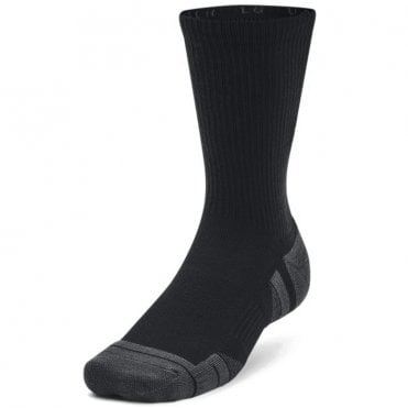 Under Armour Performance Tech 3pk Crew Socks Black