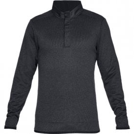 Under Armour Storm SF Heather Snap Mock - Black