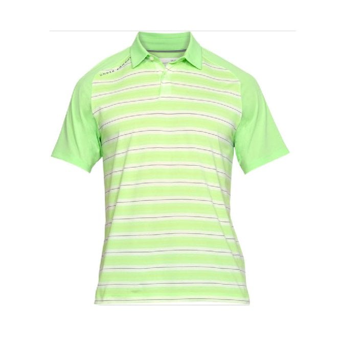 Under Armour  Threadborne Boundless Polo - Lime/Zinc