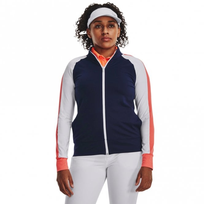 Under Armour  Womens Storm Midlayer FZ Midnight Navy/White