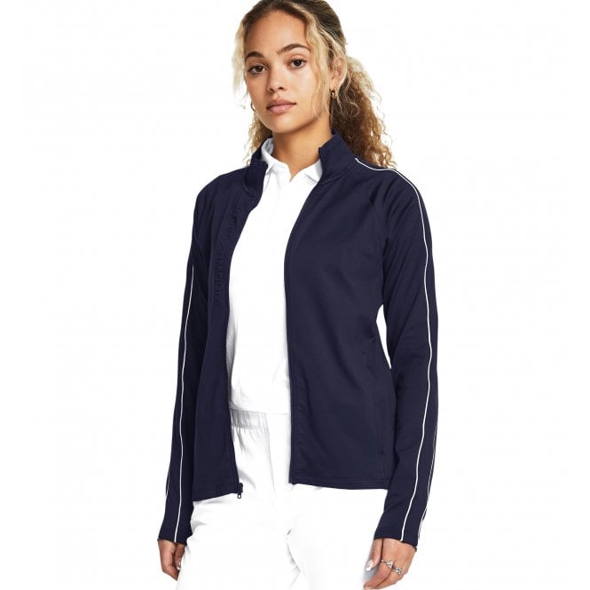 Under Armour  Womens Storm Midlayer FZ Midnight Navy/White