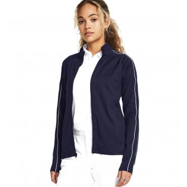 Under Armour Womens Storm Midlayer FZ Midnight Navy/White