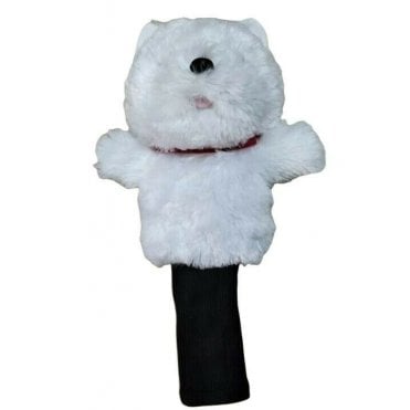 Westie Dog Golf Driver Plush Headcover with sock