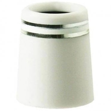 White with Silver Ring 0.335 Wood Ferrule (single)